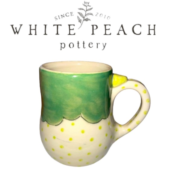 WHITE PEACH POTTERY➕Tolosa Mug - Picture 1 of 4
